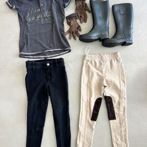 Girl’s Horse Riding Bundle with Boots and Gloves